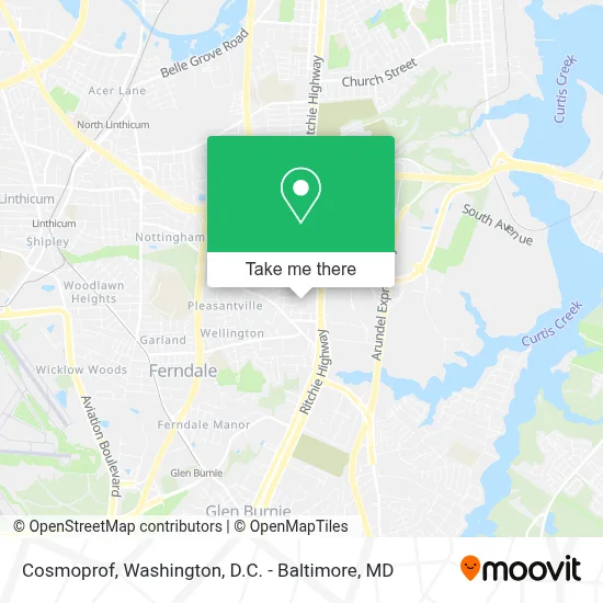 Cosmoprof map