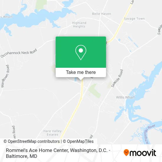 Rommel's Ace Home Center map