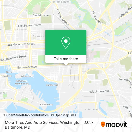 Mora Tires And Auto Services map