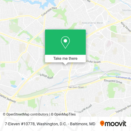 7-Eleven #10778 map