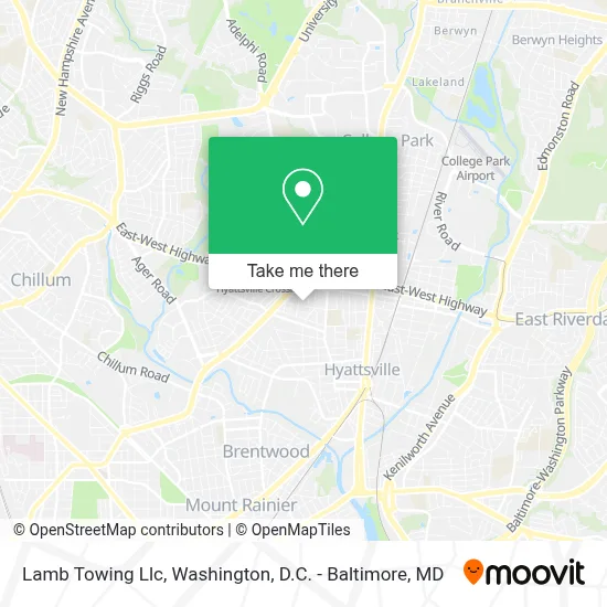 Lamb Towing Llc map