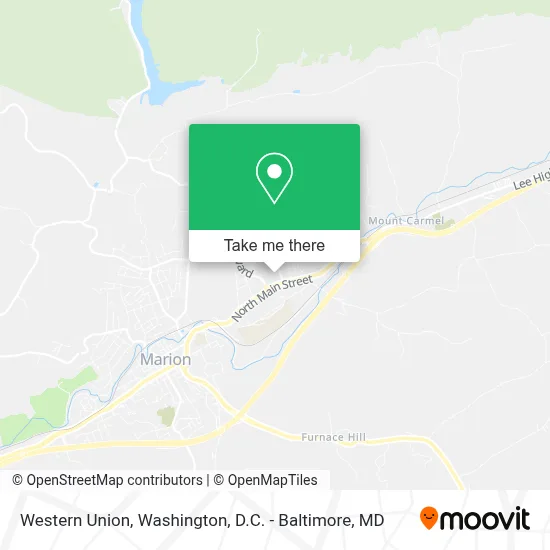 Western Union map
