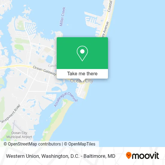 Western Union map