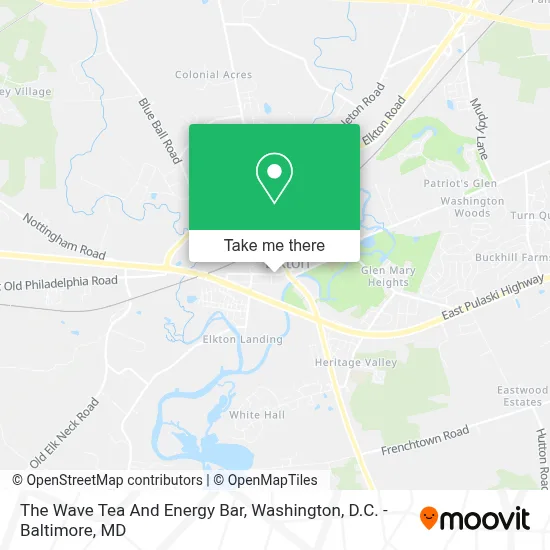 The Wave Tea And Energy Bar map