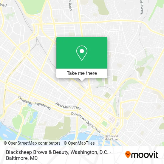 Blacksheep Brows & Beauty map