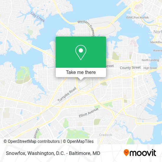 Snowfox map