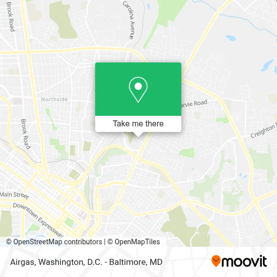 Airgas map