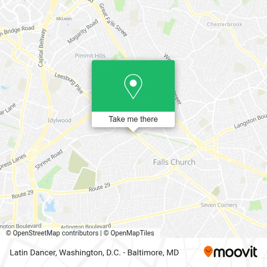 Latin Dancer map