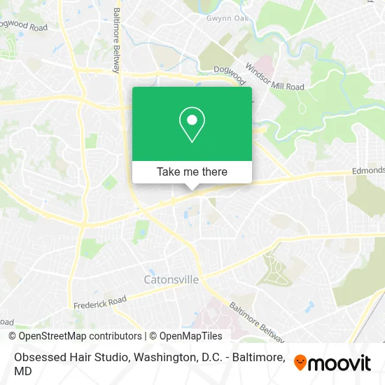 Obsessed Hair Studio map
