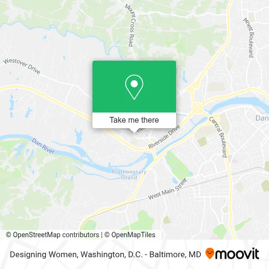Designing Women map