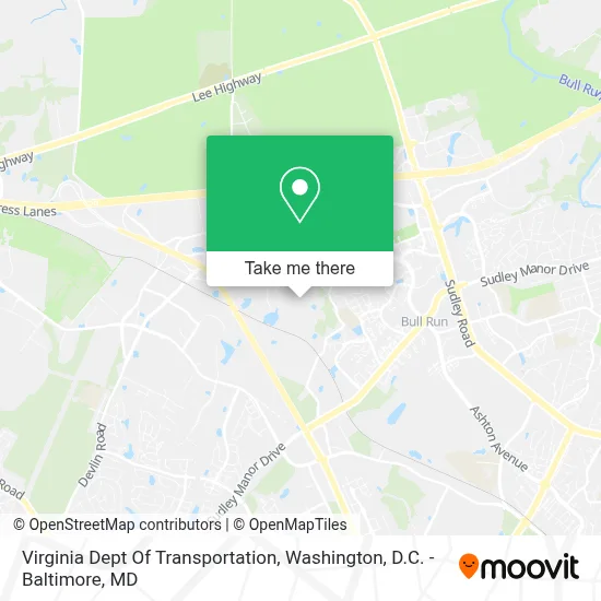 Virginia Dept Of Transportation map