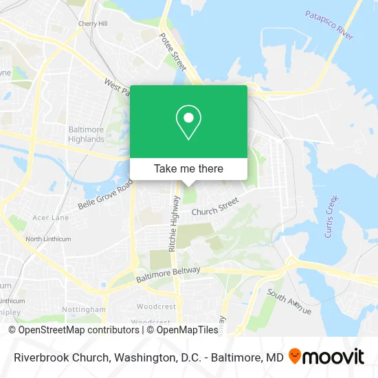 Riverbrook Church map