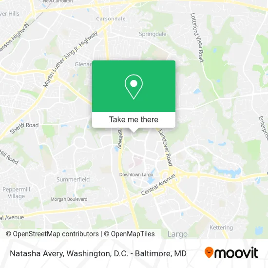 Natasha Avery map