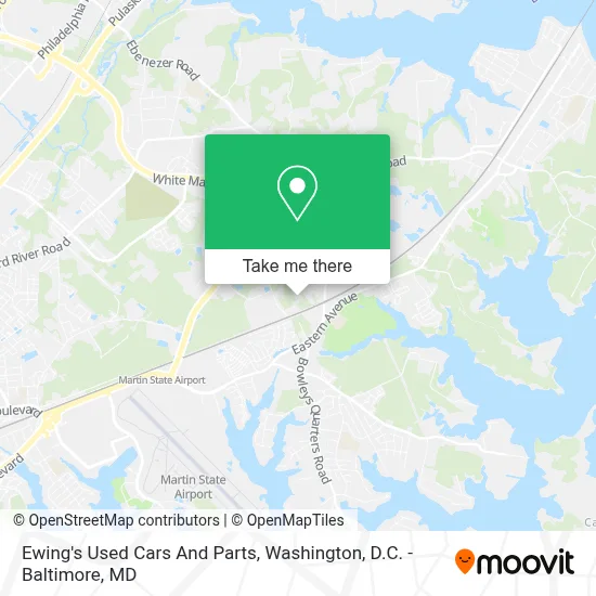 Ewing's Used Cars And Parts map