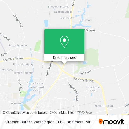 Mrbeast Burger map