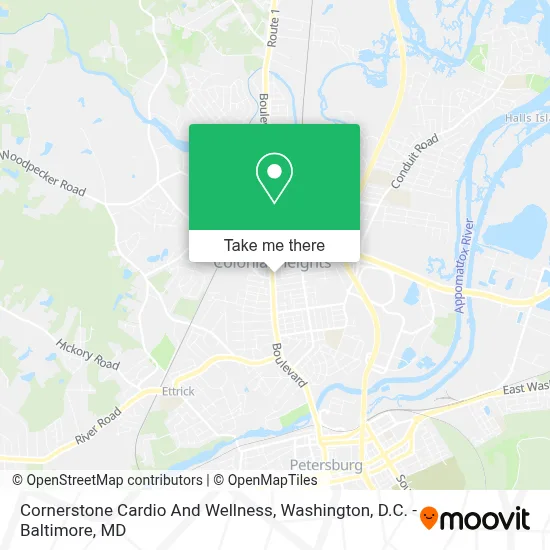 Cornerstone Cardio And Wellness map