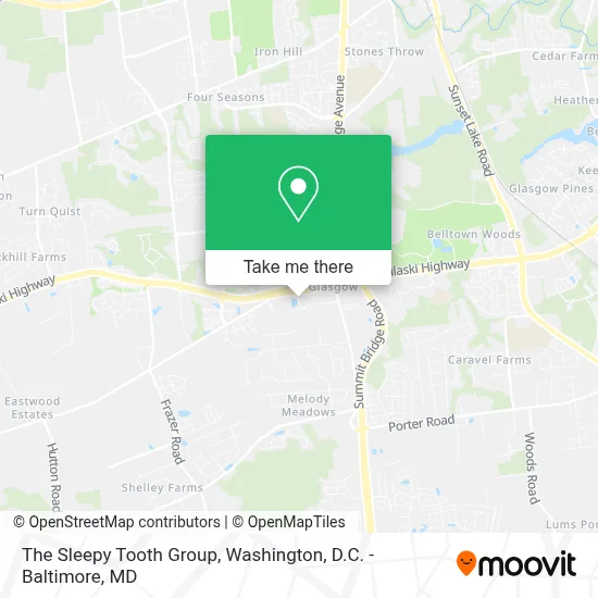 The Sleepy Tooth Group map