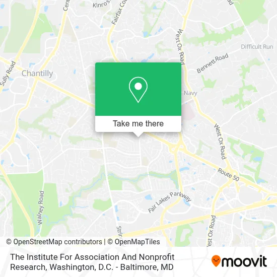 The Institute For Association And Nonprofit Research map