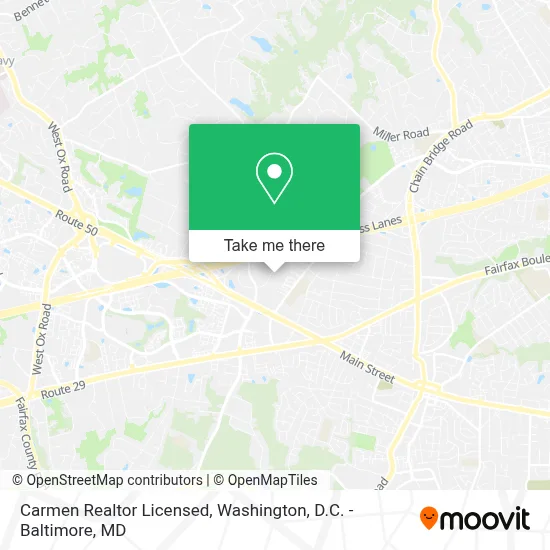 Carmen Realtor Licensed map
