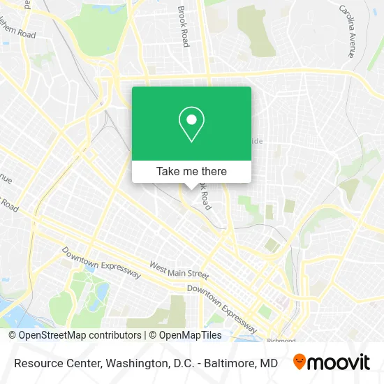 Resource Center map