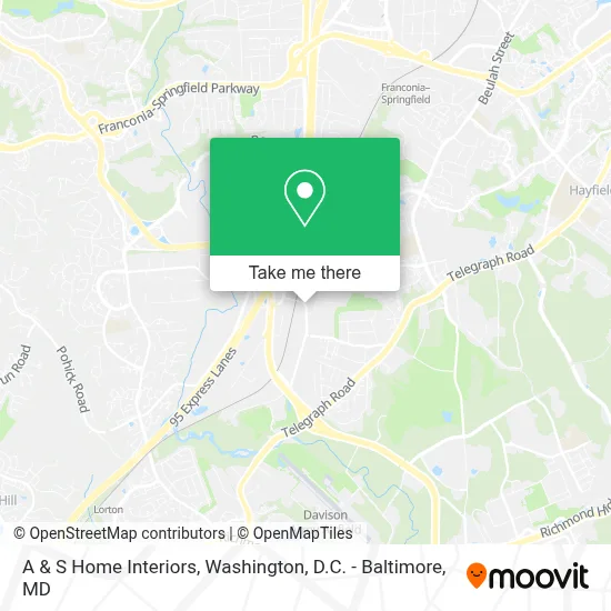 A & S Home Interiors map