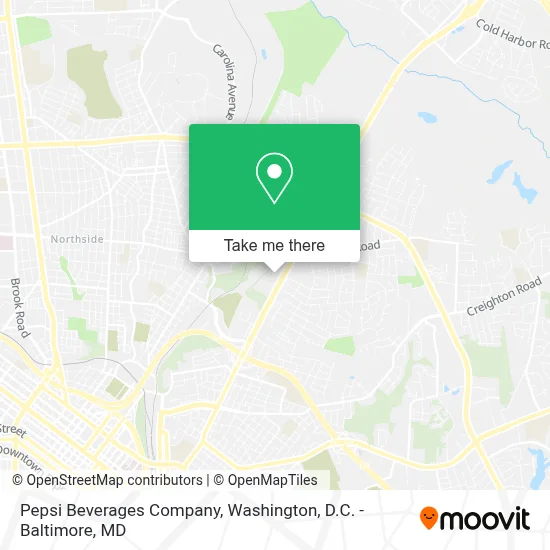 Pepsi Beverages Company map
