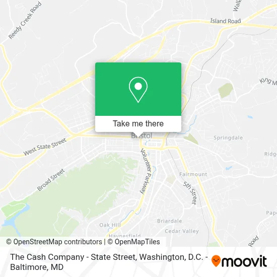 The Cash Company - State Street map