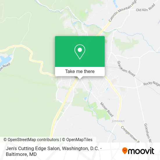 Jen's Cutting Edge Salon map