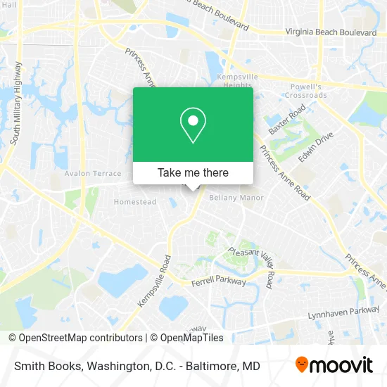 Smith Books map