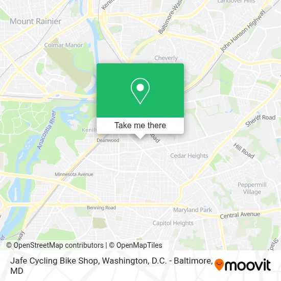Jafe Cycling Bike Shop map