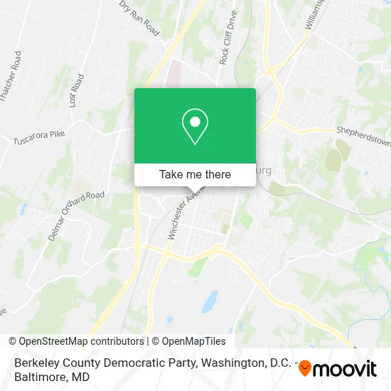 Berkeley County Democratic Party map