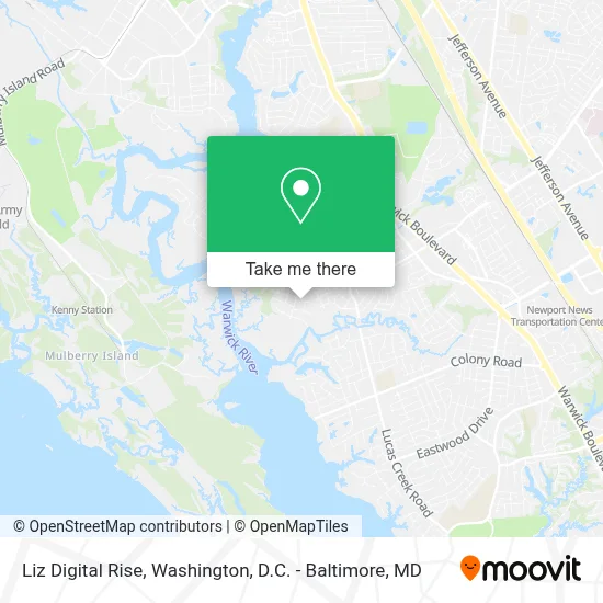 Liz Digital Rise map