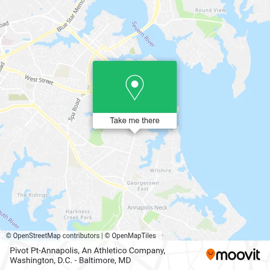 Pivot Pt-Annapolis, An Athletico Company map