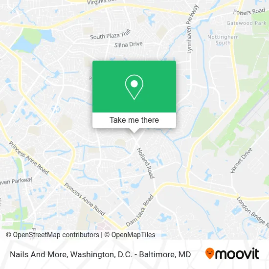 Nails And More map