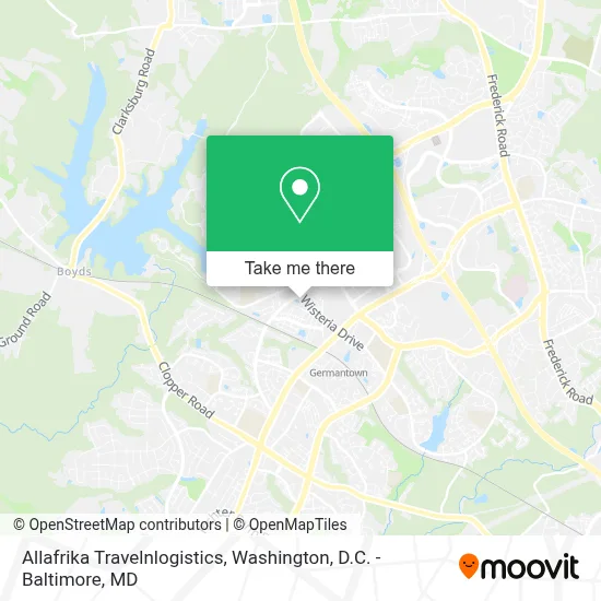 Allafrika Travelnlogistics map