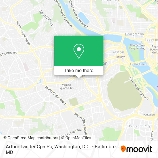Arthur Lander Cpa Pc map