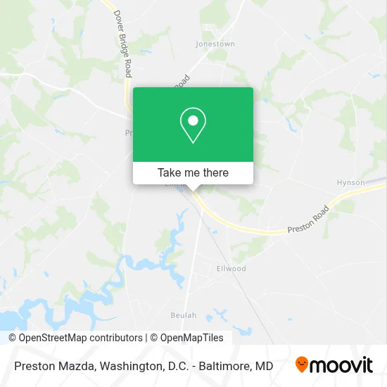 Preston Mazda map