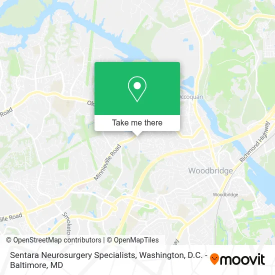 Sentara Neurosurgery Specialists map