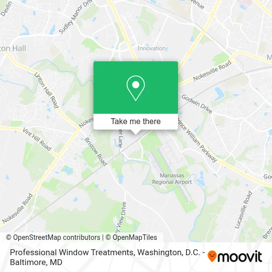 Professional Window Treatments map