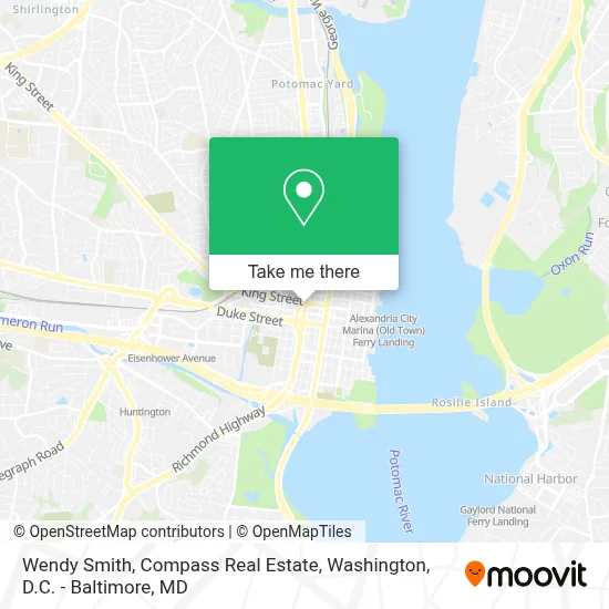 Wendy Smith, Compass Real Estate map