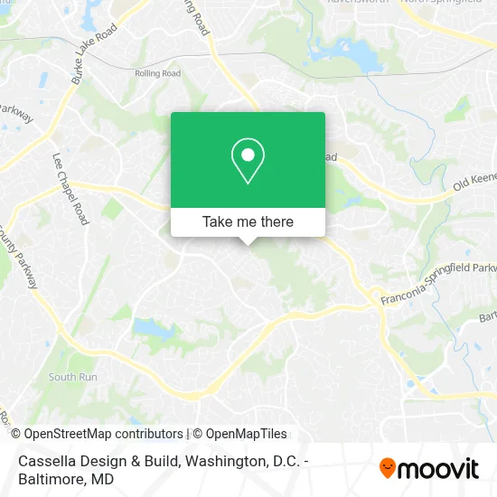 Cassella Design & Build map