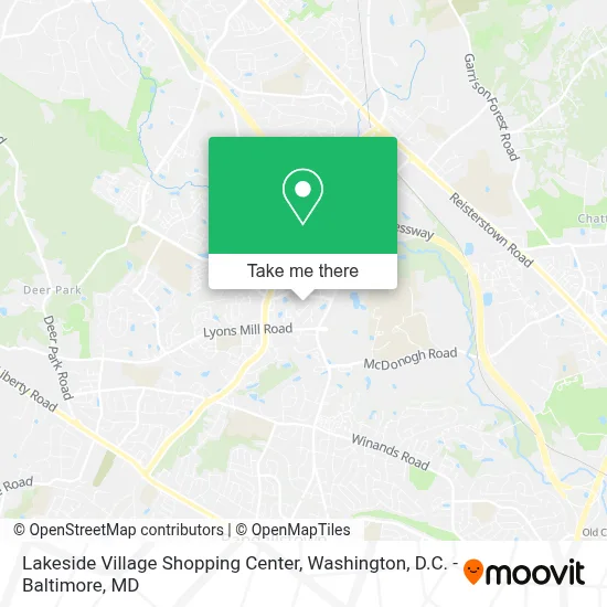 Lakeside Village Shopping Center map