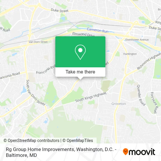 Rg Group Home Improvements map