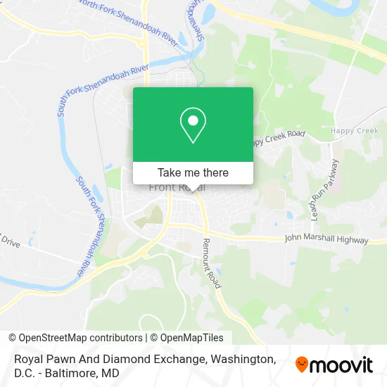 Royal Pawn And Diamond Exchange map