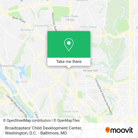Broadcasters' Child Development Center map