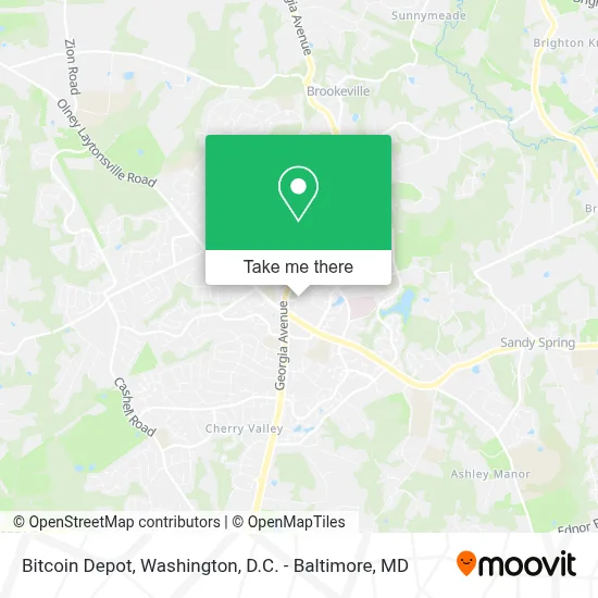 Bitcoin Depot map