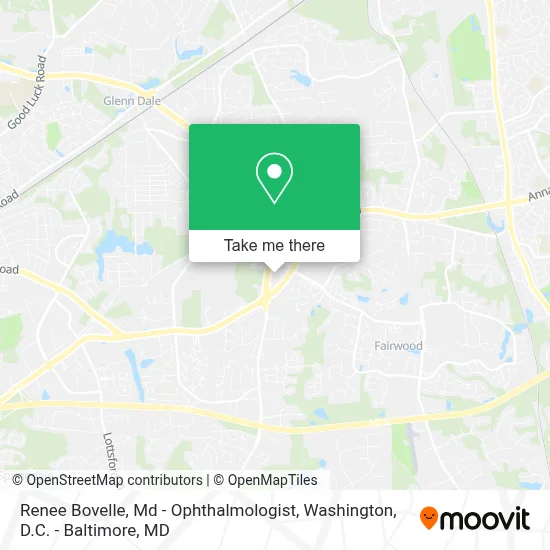 Renee Bovelle, Md - Ophthalmologist map