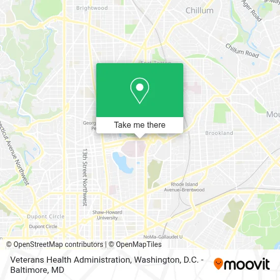 Veterans Health Administration map