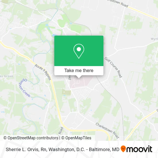 Sherrie L. Orvis, Rn map