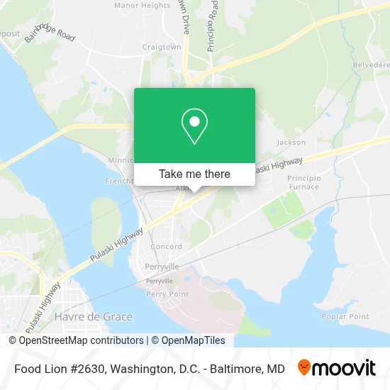 Food Lion #2630 map
